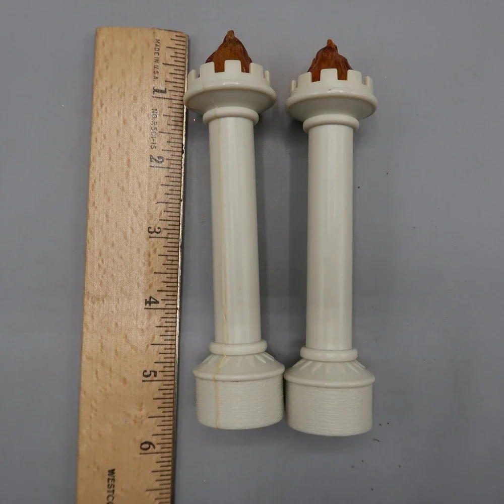 Disney Cinderella Castle Monorail Playset Replacement Part Light Up Torch lot‎